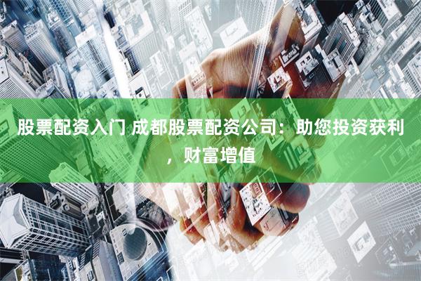 股票配资入门 成都股票配资公司：助您投资获利，财富增值