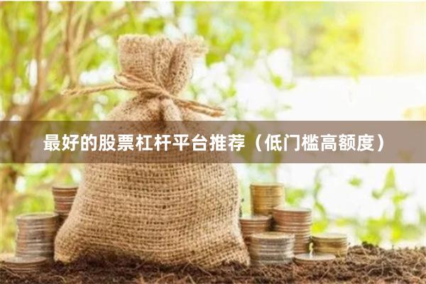 最好的股票杠杆平台推荐（低门槛高额度）